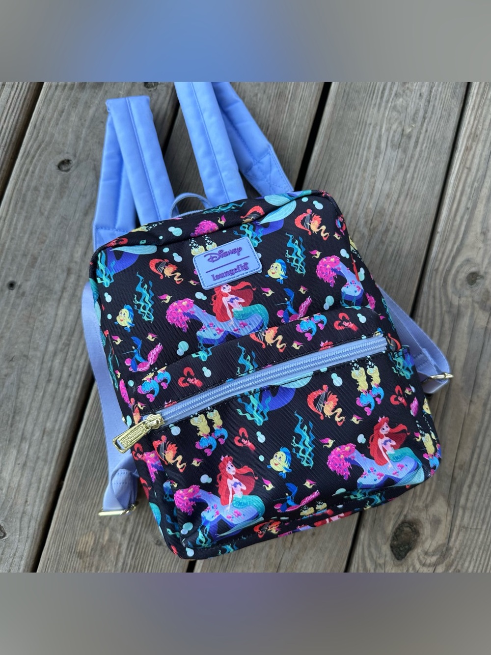 Loungefly Disney The Little Mermaid 35th Anniversary Life is The Bubbles Nylon